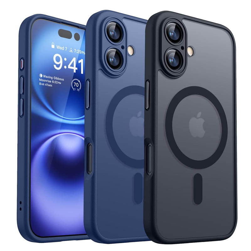 Phone case with Apple logo on a white background